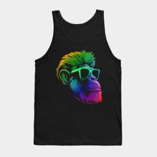 Baboon Sunglasses Colors Tank Top